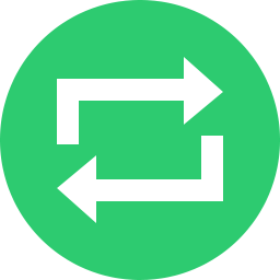 256x256 Retweet Icon Flat