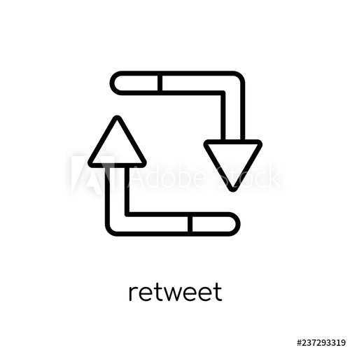 500x500 Retweet Icon From User Interface Collection