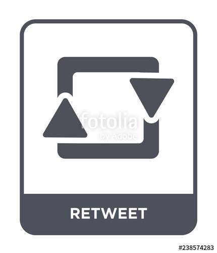 430x500 Retweet Icon Vector Stock Image And Royalty Free Vector