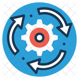 256x256 Reuse Icon Of Colored Outline Style