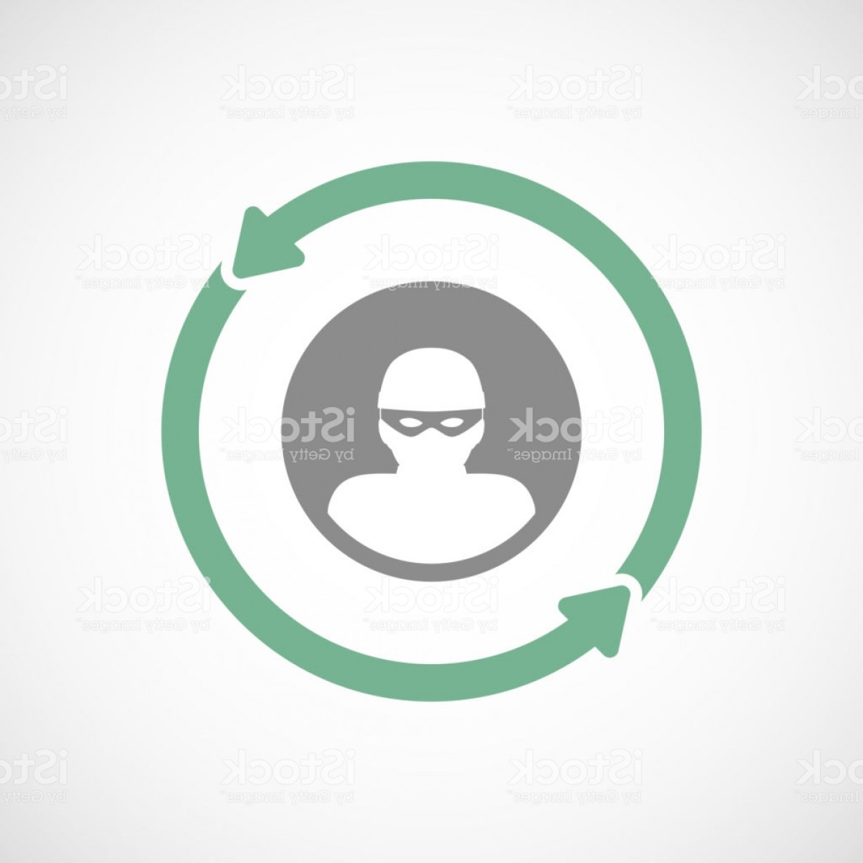 1228x1228 Isolated Reuse Icon With A Thief Gm Cqrecords
