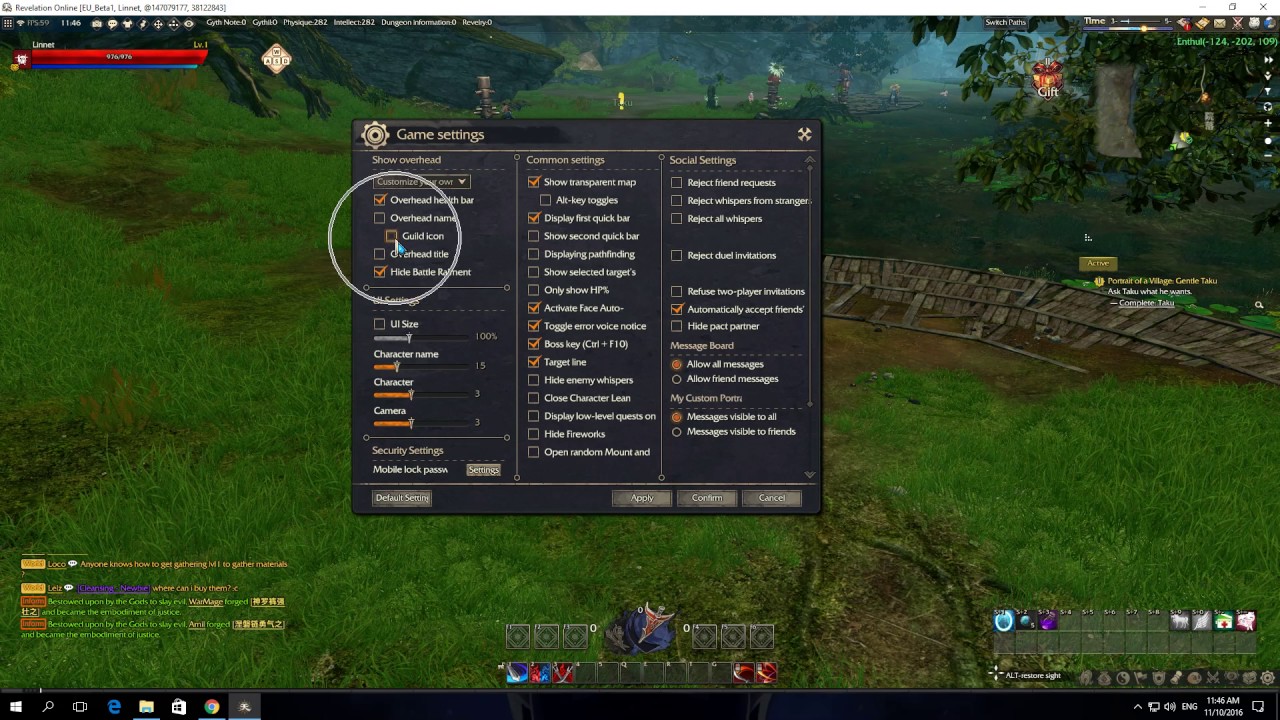 1280x720 How To Enable Overhead Guild Icon In Revelation Online