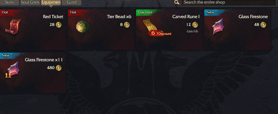 929x383 Revelation Online Euna Cash Shop Items, Your Thoughts About It