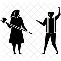 256x256 Revenge Icon Of Glyph Style