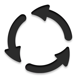 256x256 Reload, Reverse Icon