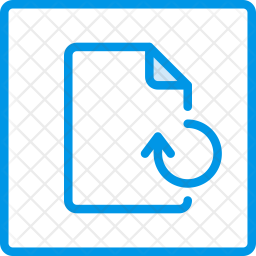 256x256 Revert Icon Of Colored Outline Style