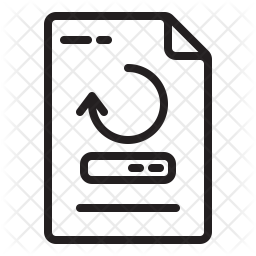 256x256 Revert Icon Of Line Style