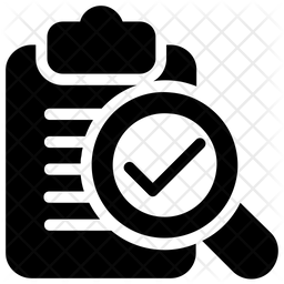256x256 Document Review Icon Of Glyph Style