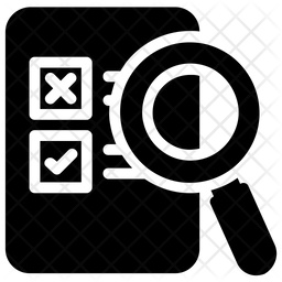 256x256 List Review Icon Of Glyph Style