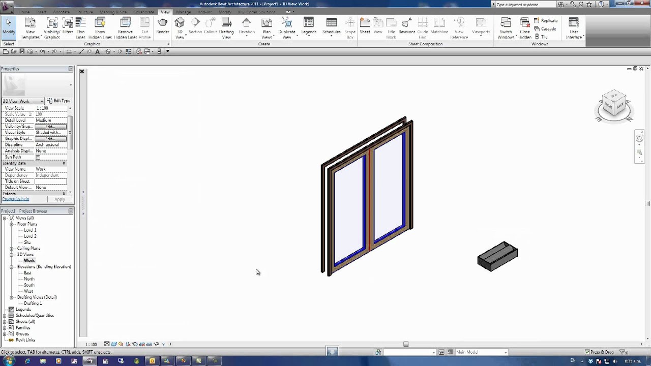 1280x720 Revit Family Browser