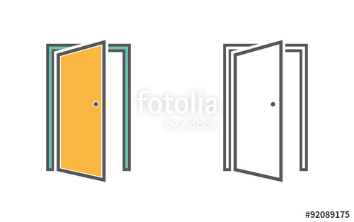 500x313 Door Icon Stock Image And Royalty Free Vector On Fotolia