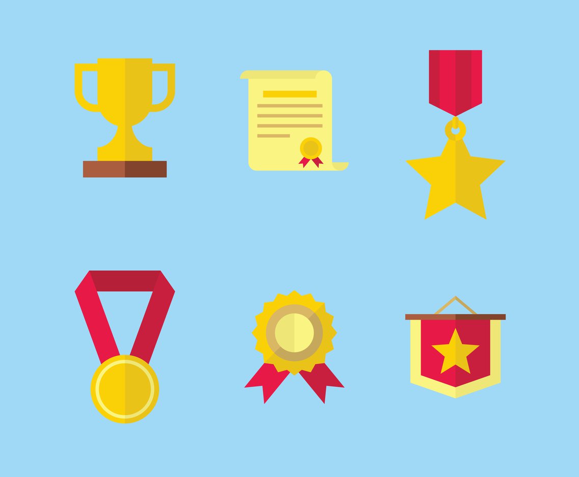1136x936 Reward Icons Vector Vector Art Graphics