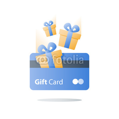 400x400 Loyalty Program, Earn Reward, Gift Card, Perks Concept, Vector