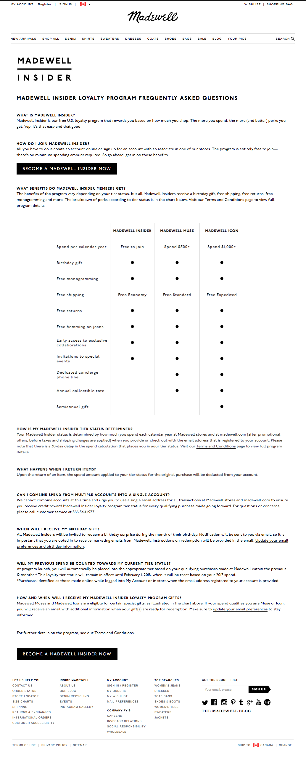 1034x2565 Madewell Insider Gives Customers The Opportunity To Become An Icon