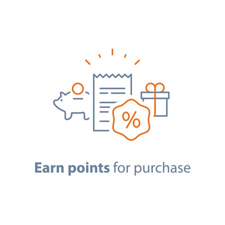 450x450 Earn Points And Get Reward, Loyalty Program, Marketing Concept