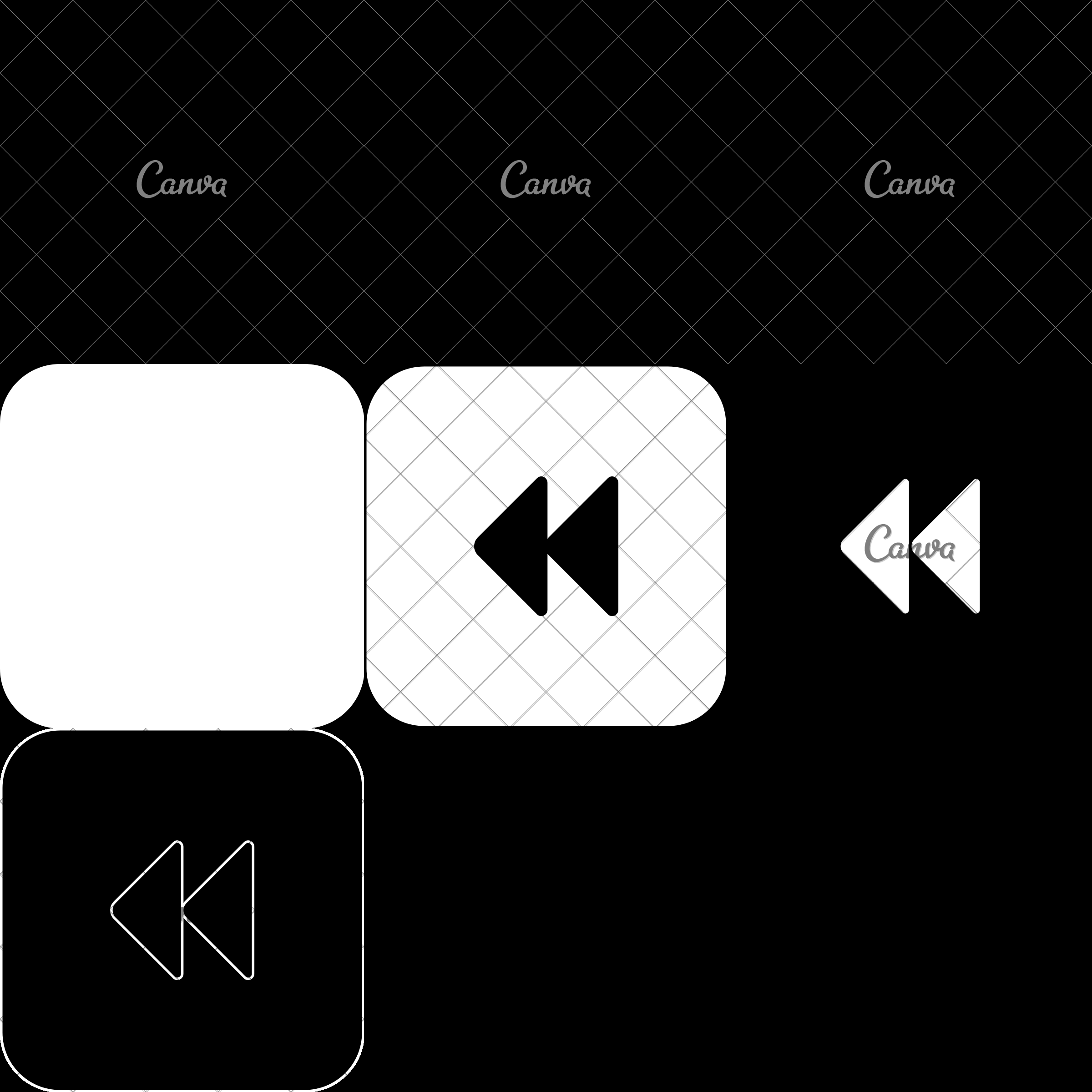 Rewind Button Icon In Background With Stroke For Multimedia 2400x2400 Rewind Button Icon In Background With Stroke For Multimedia