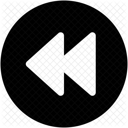 Rewind Button Icon Of Glyph Style 512x512 Rewind Button Icon Of Glyph Style
