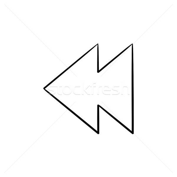 Rewind Button Hand Drawn Outline Doodle Icon Vector Illustration 600x600 Rewind Button Hand Drawn Outline Doodle Icon Vector Illustration