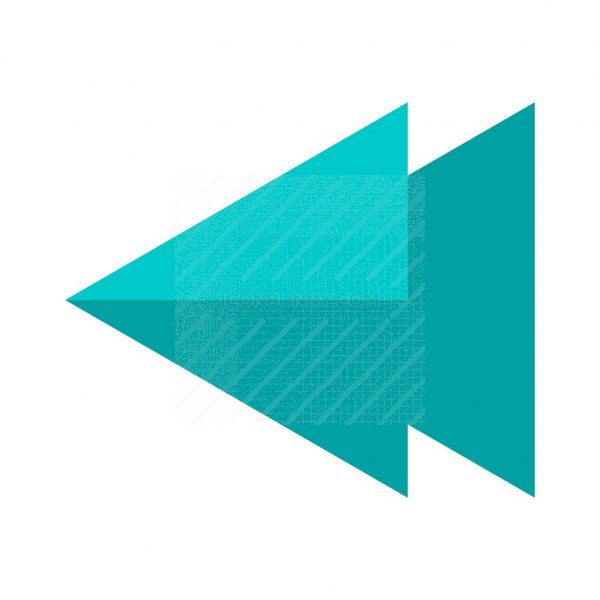 600x600 Rewind Flat Multicolor Icon