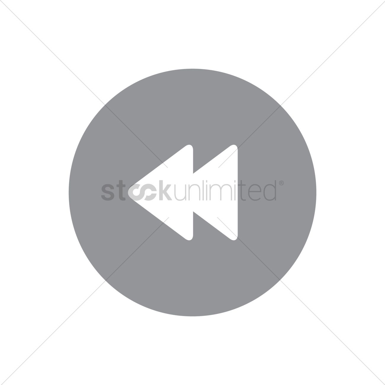 1300x1300 Rewind Icon Vector Image
