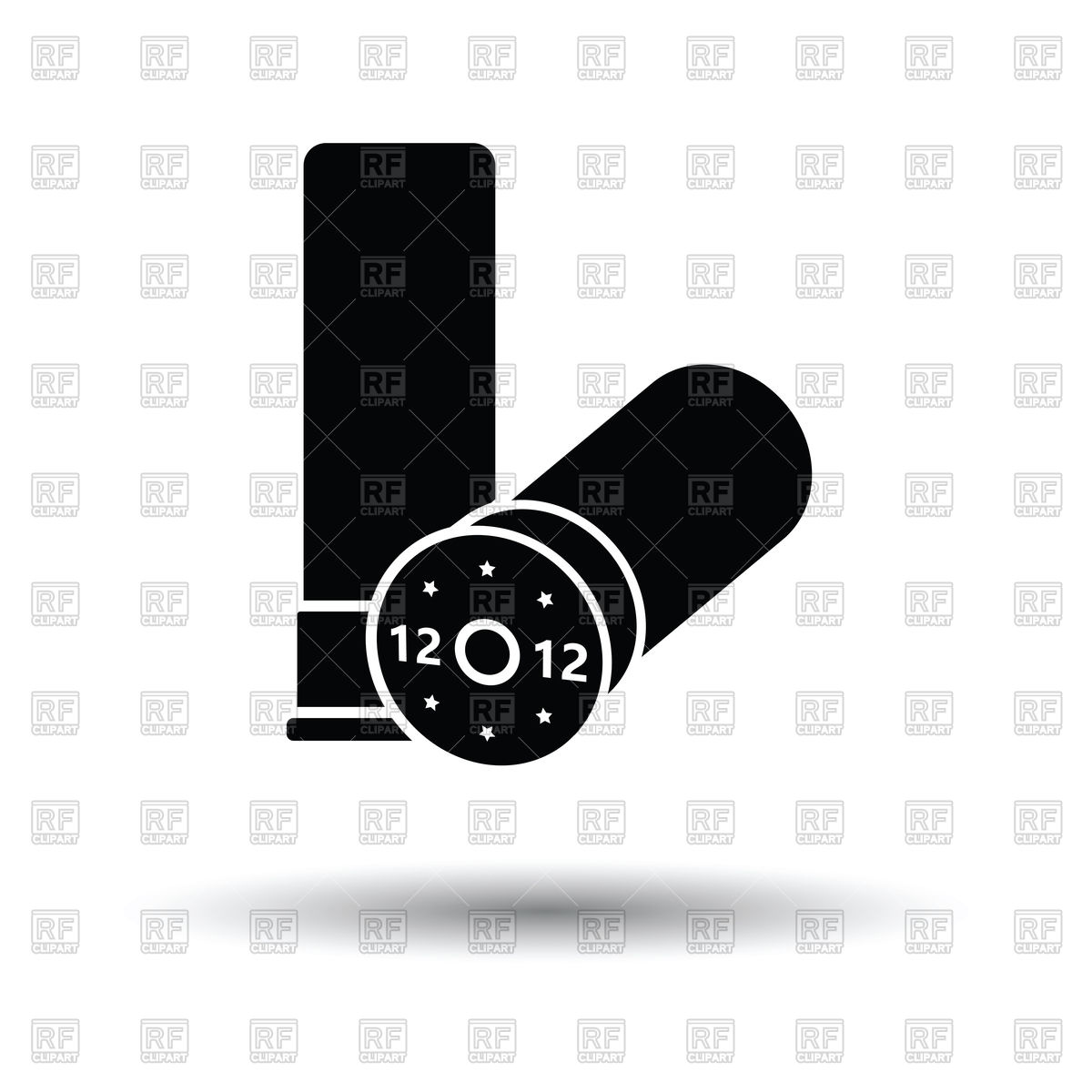 1200x1200 Ammo From Hunting Gun Icon Vector Image Of Icons And Emblems