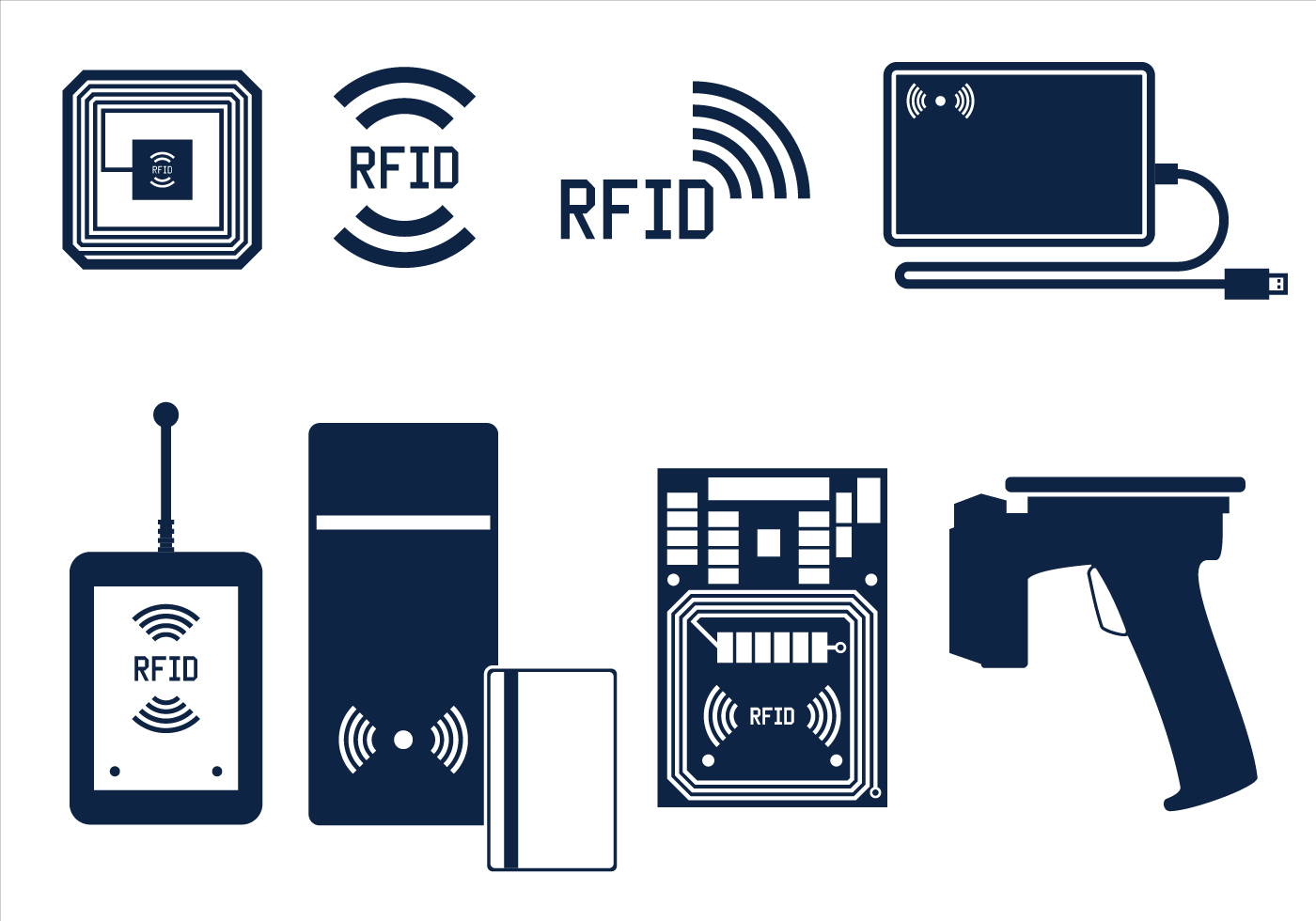 1400x980 Rfid Free Vector Art