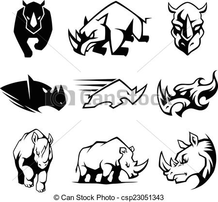 450x417 Rhinoceros Icon