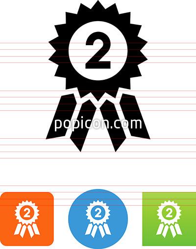 400x506 Second Place Ribbon Icon