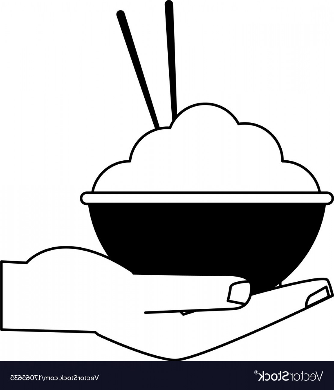 Hand Holding Rice Bowl With Chopsticks Food Icon Vector Geekchicpro 1111x1296 Hand Holding Rice Bowl With Chopsticks Food Icon Vector Geekchicpro