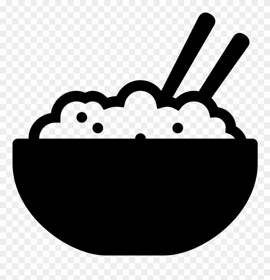 Rice Bowl Filled Icon 880x915 Rice Bowl Filled Icon