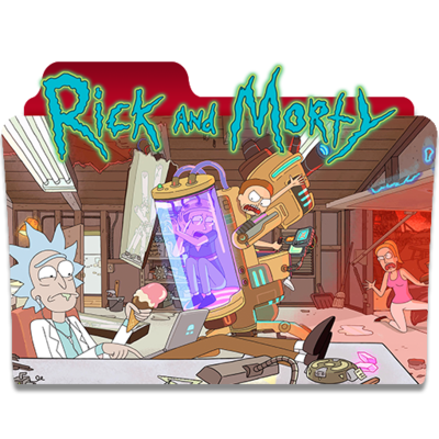 400x400 Rick And Morty Red Folder Icon