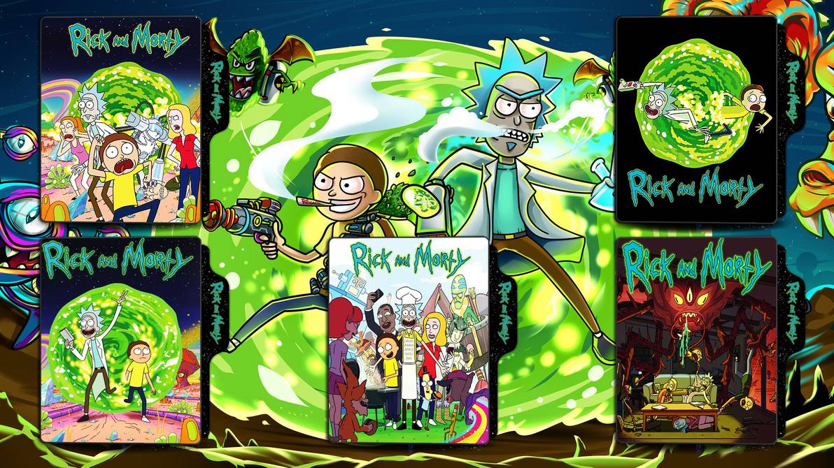 1192x670 Rick And Morty Folder Icon Pack