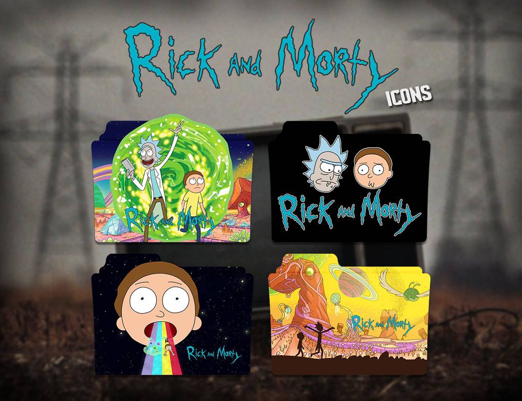 1019x784 Rick And Morty Folder Icon