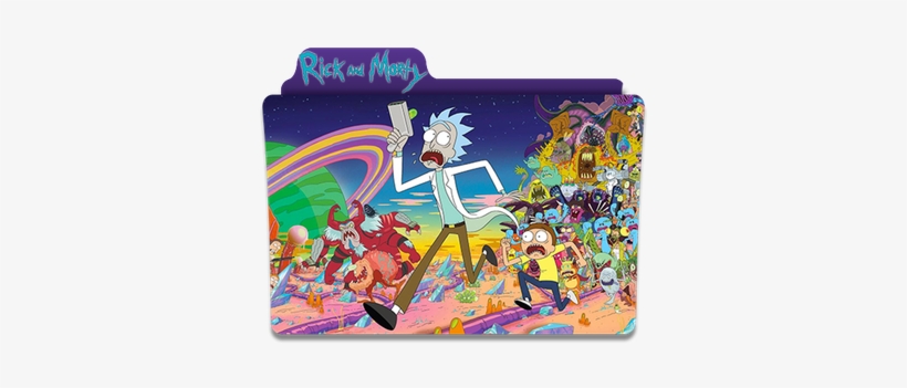 820x351 Brbaflo Rick And Morty Folder Icon
