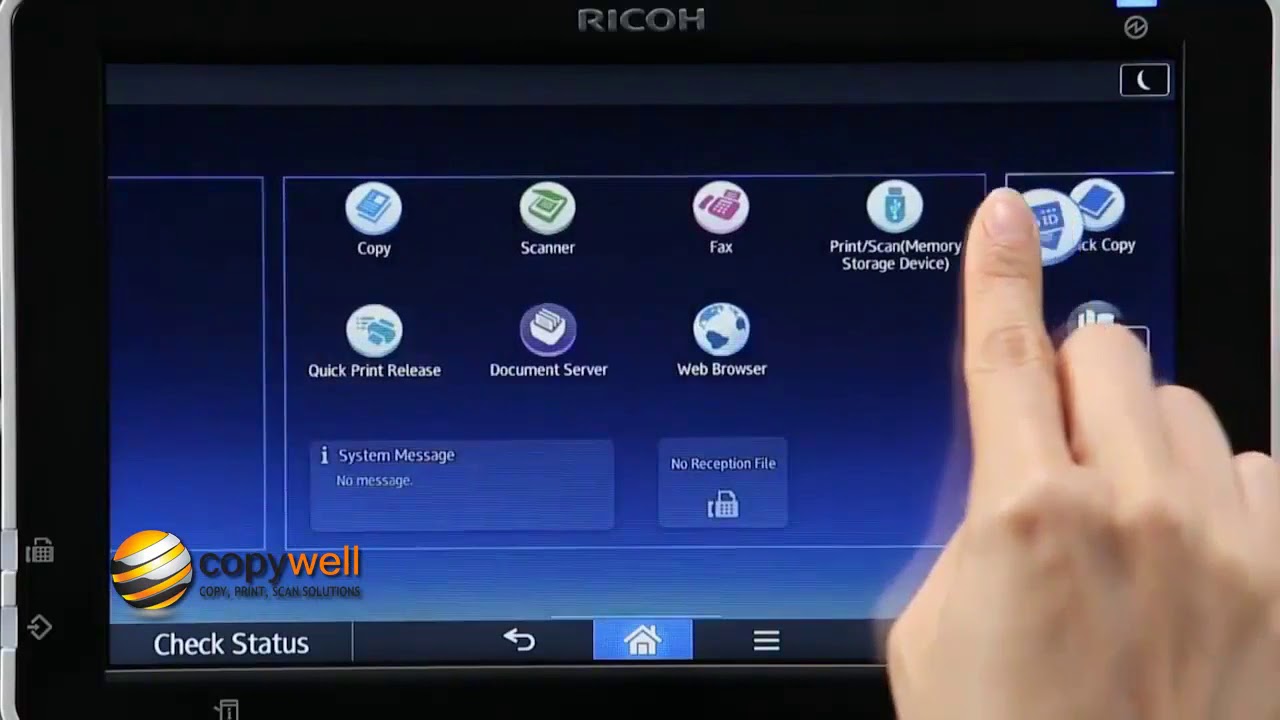 1280x720 Copywell Ricoh Smart Operation Panel Adding An Icon To Home Screen