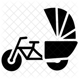 256x256 Cycle Ride Icon Of Glyph Style
