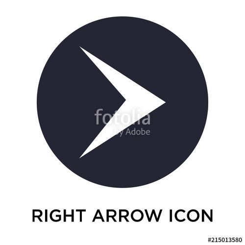 Right Arrow Icon On White Background Modern Icons Vector 500x500 Right Arrow Icon On White Background Modern Icons Vector