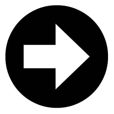 400x400 Round Black Right Arrow Icon