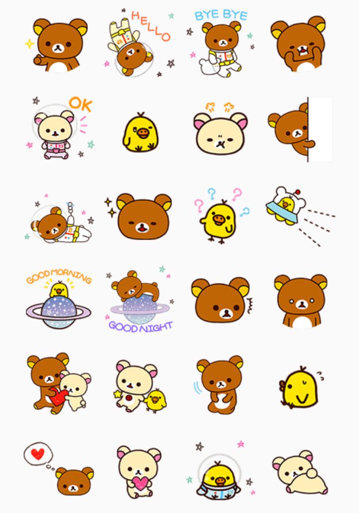 720x1030 Rilakkuma Space Clipart! Kawaii In Pusheen Stickers