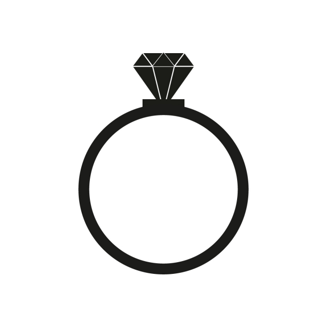 640x640 Ring Icon With Diamond, Valentine, Jewelery, Expensive Png
