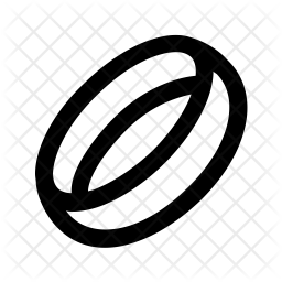 256x256 Ring Icon Of Line Style