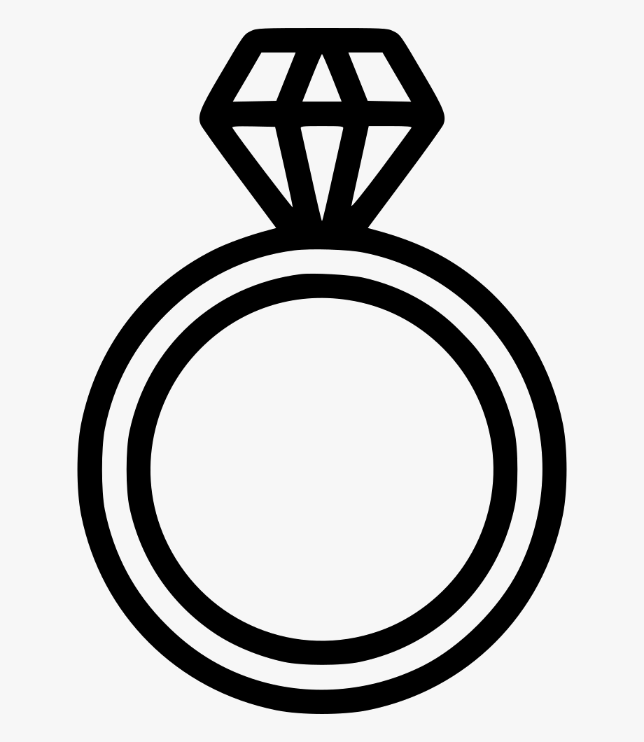 920x1060 Clipart Diamond Ring Clipart Black And White