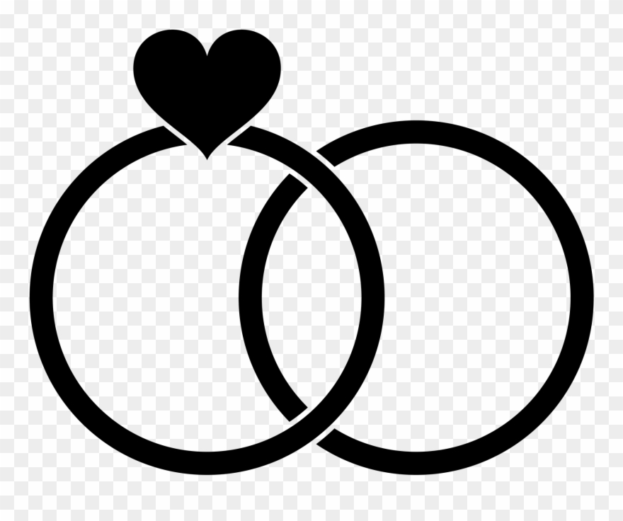 880x736 Heart, Ring, Icon, Black, Sweethearts, Wedding