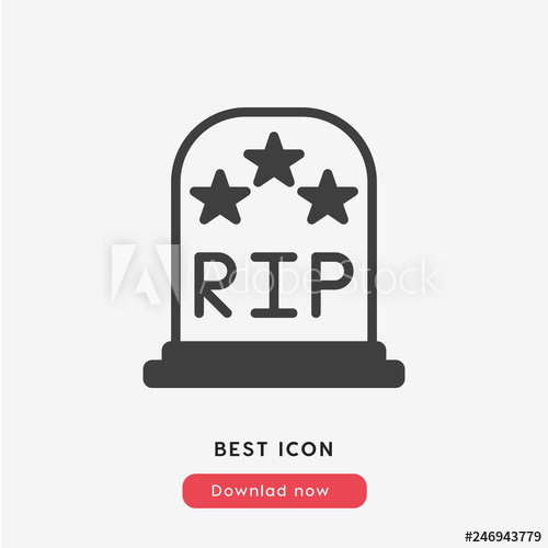 500x500 Rip Icon Vector