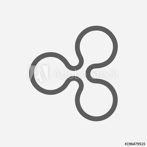 500x500 Ripple Icon Line Symbol Isolated Vector Illustration Of Virtual