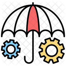 256x256 Risk Management Icon Of Colored Outline Style