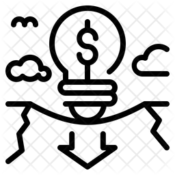 256x256 Risk Management Icon Of Line Style