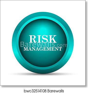 362x382 Risk Management Icon, Art Print Barewalls Posters Prints