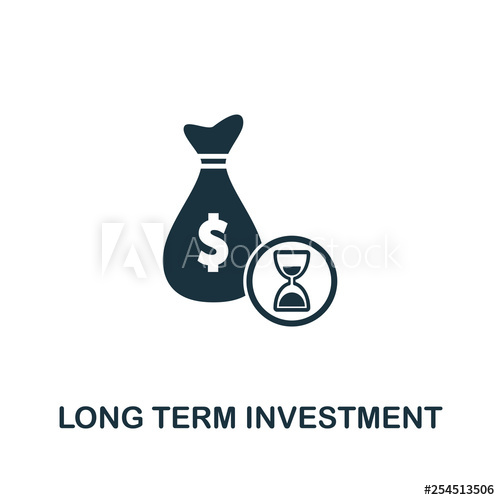 500x500 Long Term Investment Icon Creative Element Design From Risk