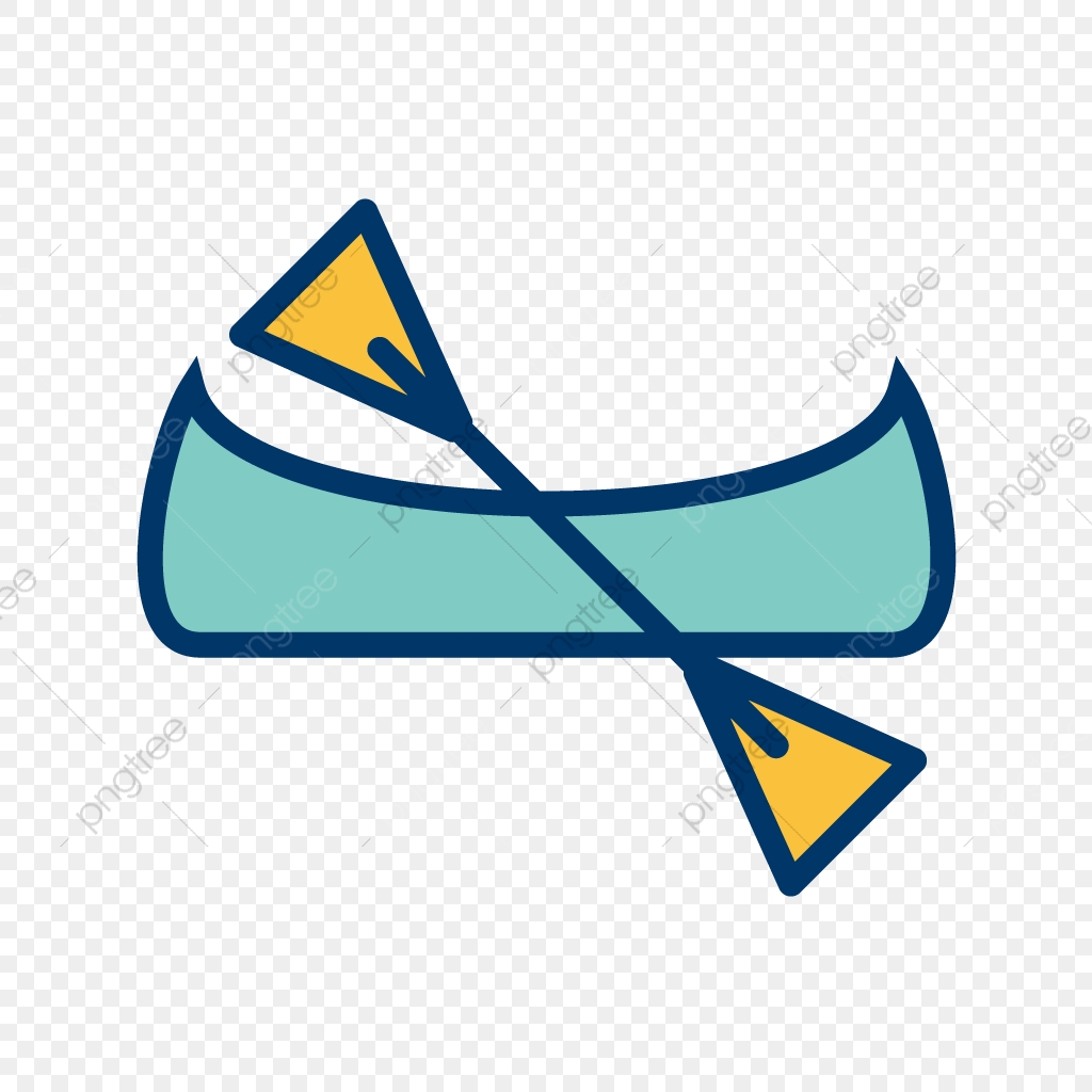 1024x1024 Vector Canoe Icon, Boat Icon, Rowing Icon, River Icon Png